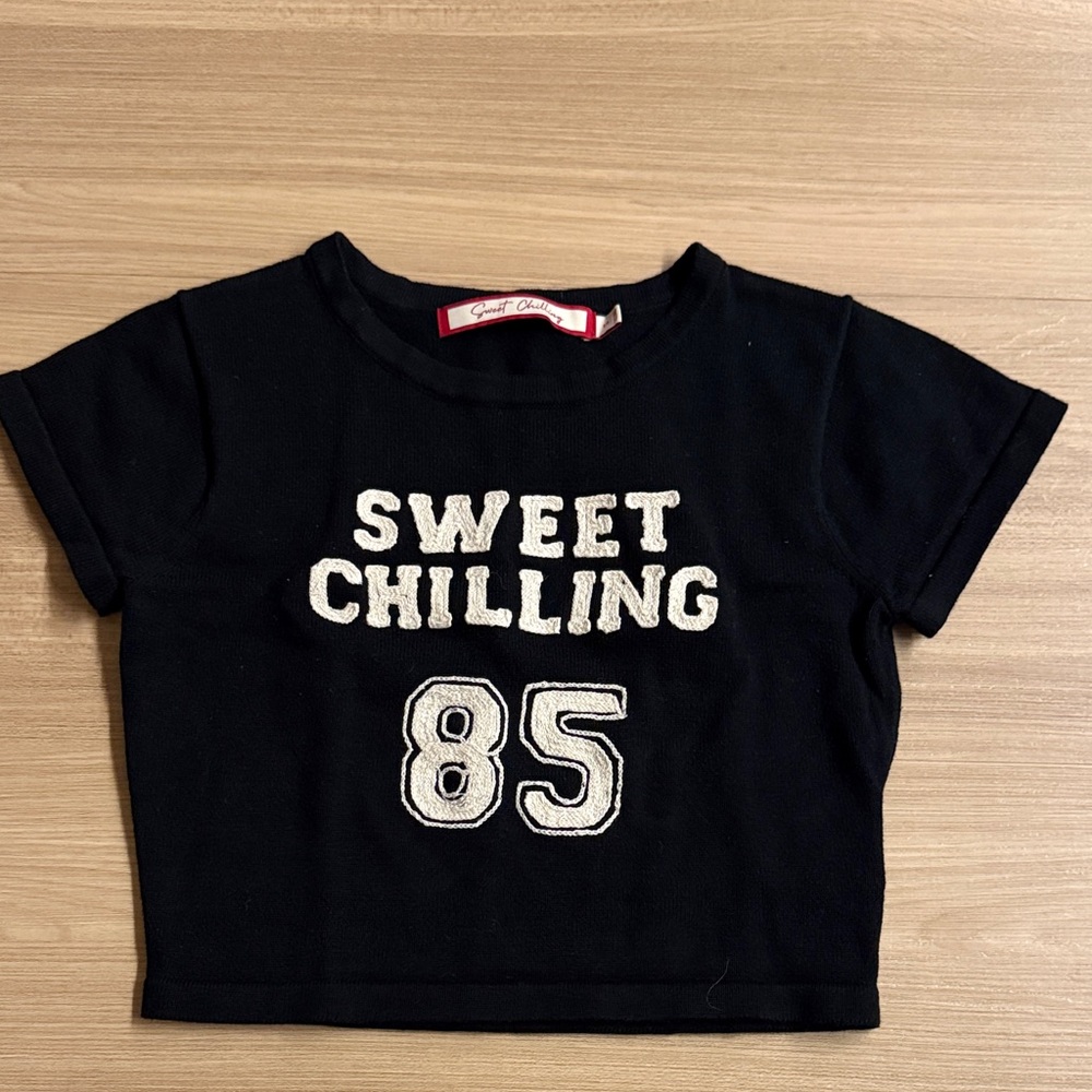 Black Crop T-Shirt